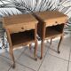 Paire de chevets en merisier