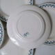 6 assiettes plates Terre de Fer modèle Barbeaux