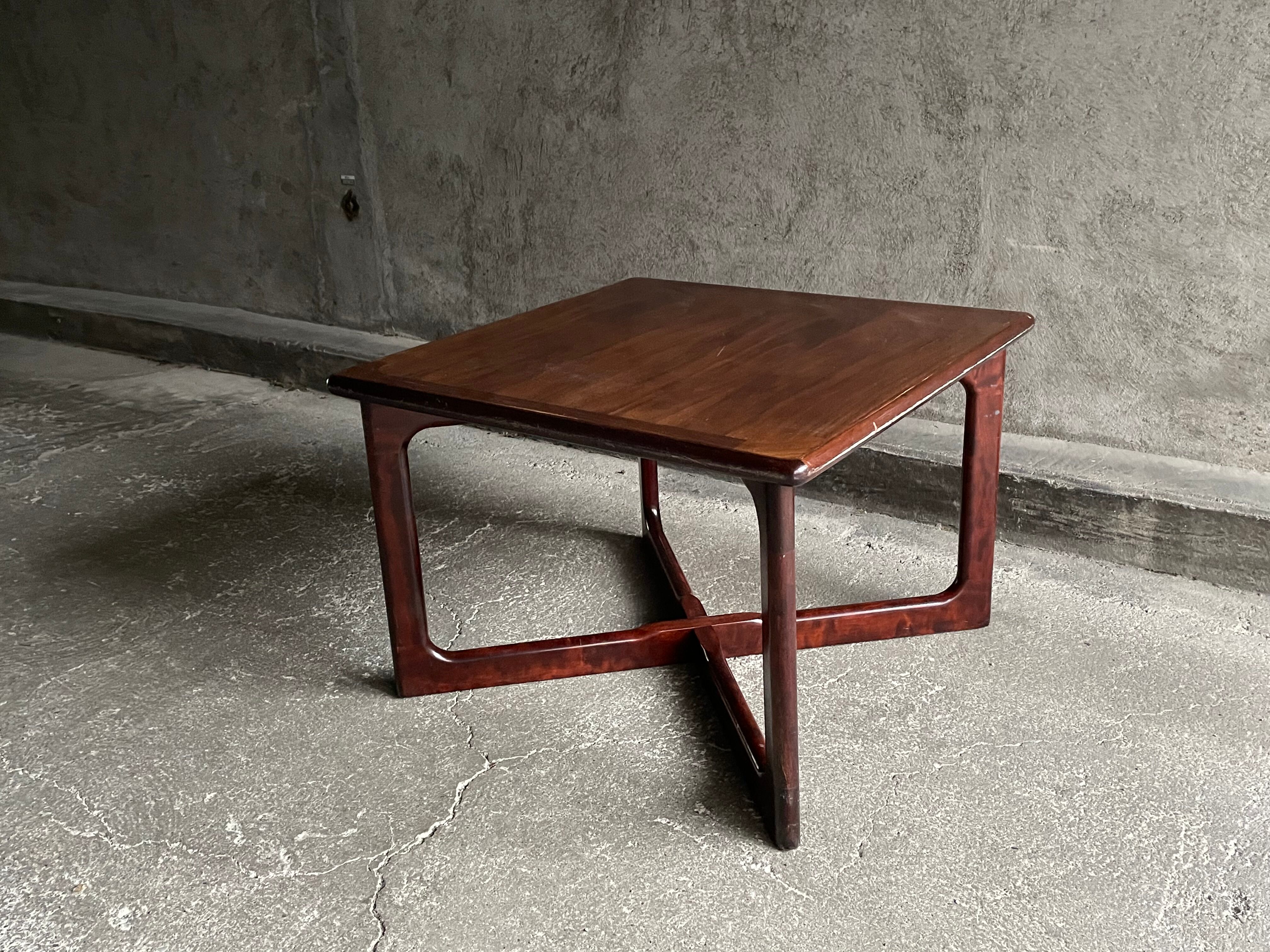 Danish rosewood coffee table by dyrlund, 1960s