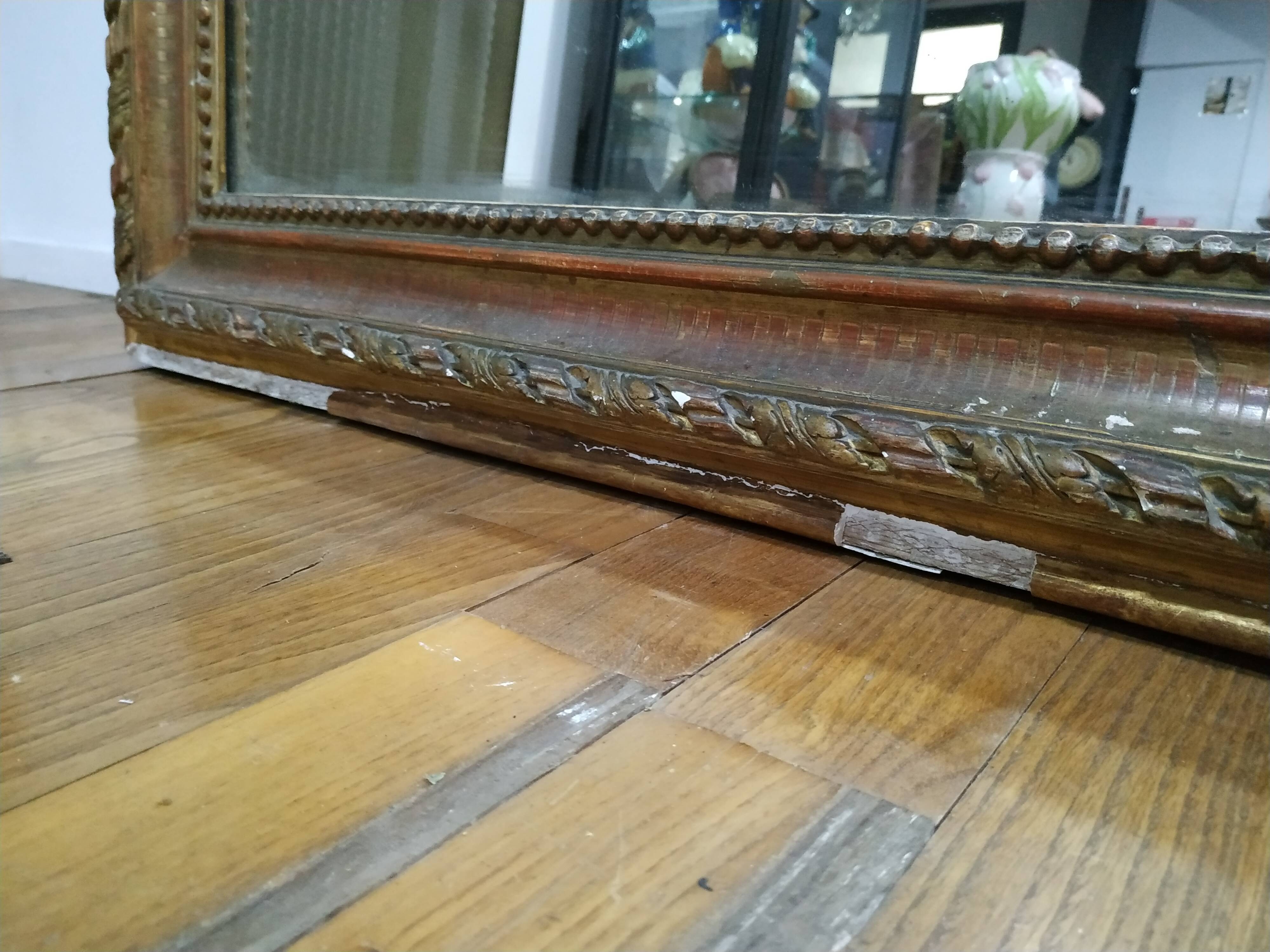 Golden Louis Philippe mirror