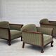 1950s, Danish armchair, furniture velour, teak wood.