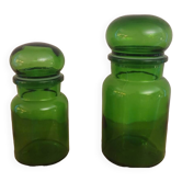 70's glass jar