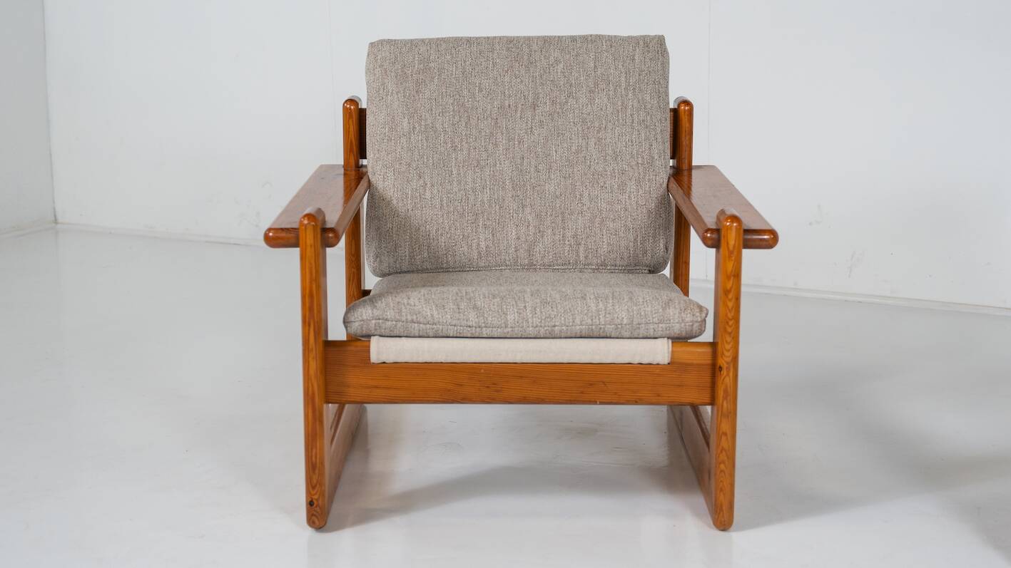 Paire de chaises longues modernes du milieu du siècle