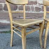 Pair of chairs bistro baumann French bistro chair vintage