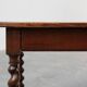 French Barley Twist Walnut Side Table with Drawer, circa 1880