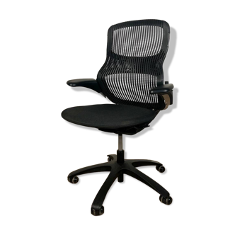 Knoll Black Armchair - Sleek and Modern Design, Premium Comfort