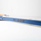 Blue Montana M505 racket with leather bag