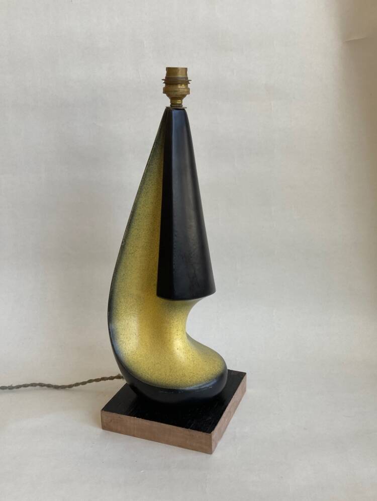 Vintage 1950s ceramic lamp base