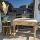 Bureau bois brut