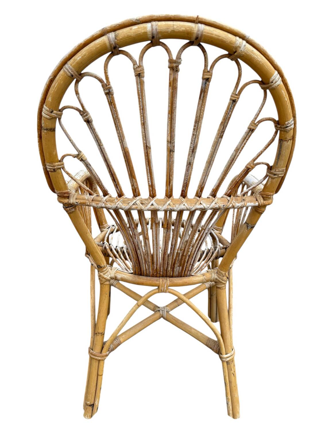 Rattan armchair from the 60s, Netherlands