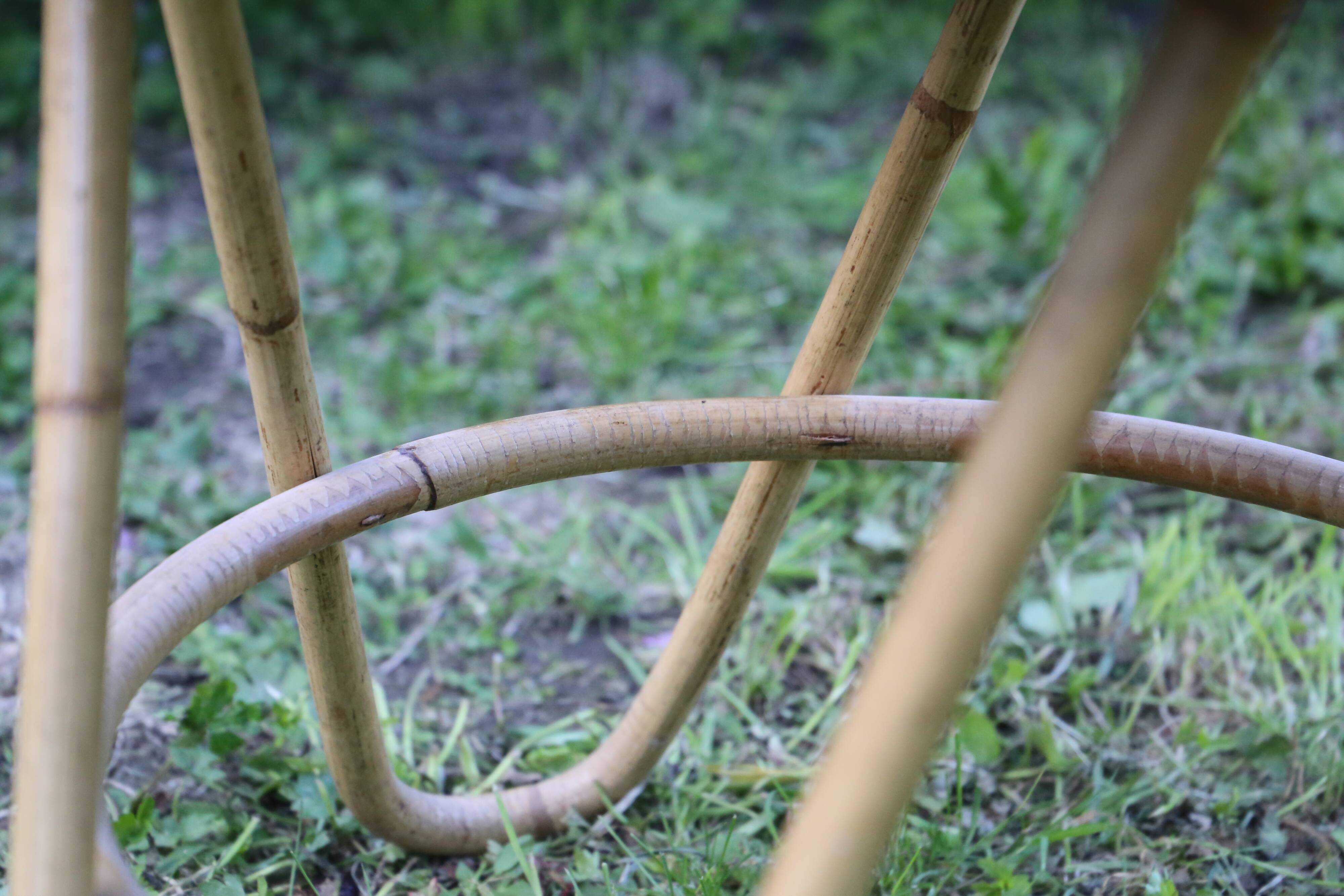 Nice rattan coffee table, vintage