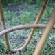 Nice rattan coffee table, vintage