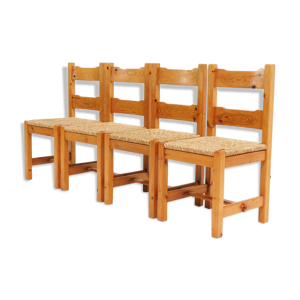 Ensemble de chaises des - bois