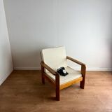 Fauteuil en pin massif