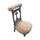 Prie dieu assise et repose mains en tapisserie