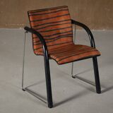 Vintage A 320 Armchair by Wulf Schneider & Ulrich Boehme for Thonet 1980s in Polarity Velvet (set of 3)