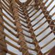 Rattan magazine rack