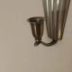 Pair of Swedish Pewter Wall Sconces, 1930s, by C.G. Hallberg, Stockholm