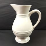 White ceramic jug 21 cm