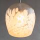 Czechoslovak Flakestone Glass Hanging Lamp, 1970s