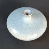 Glacier blue stoneware spherical ceramic Antonio Lampecco vintage