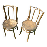 Pair of vintage bistro chairs 19550