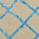 6x9 Beige & Blue Handmade Moroccan Rug, 185x282Cm SK 7339