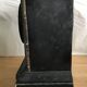 Antique black marble clock from the Napoleon III period