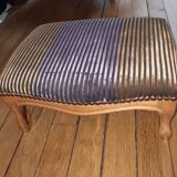 Foot rest upholstered in Louis XV style