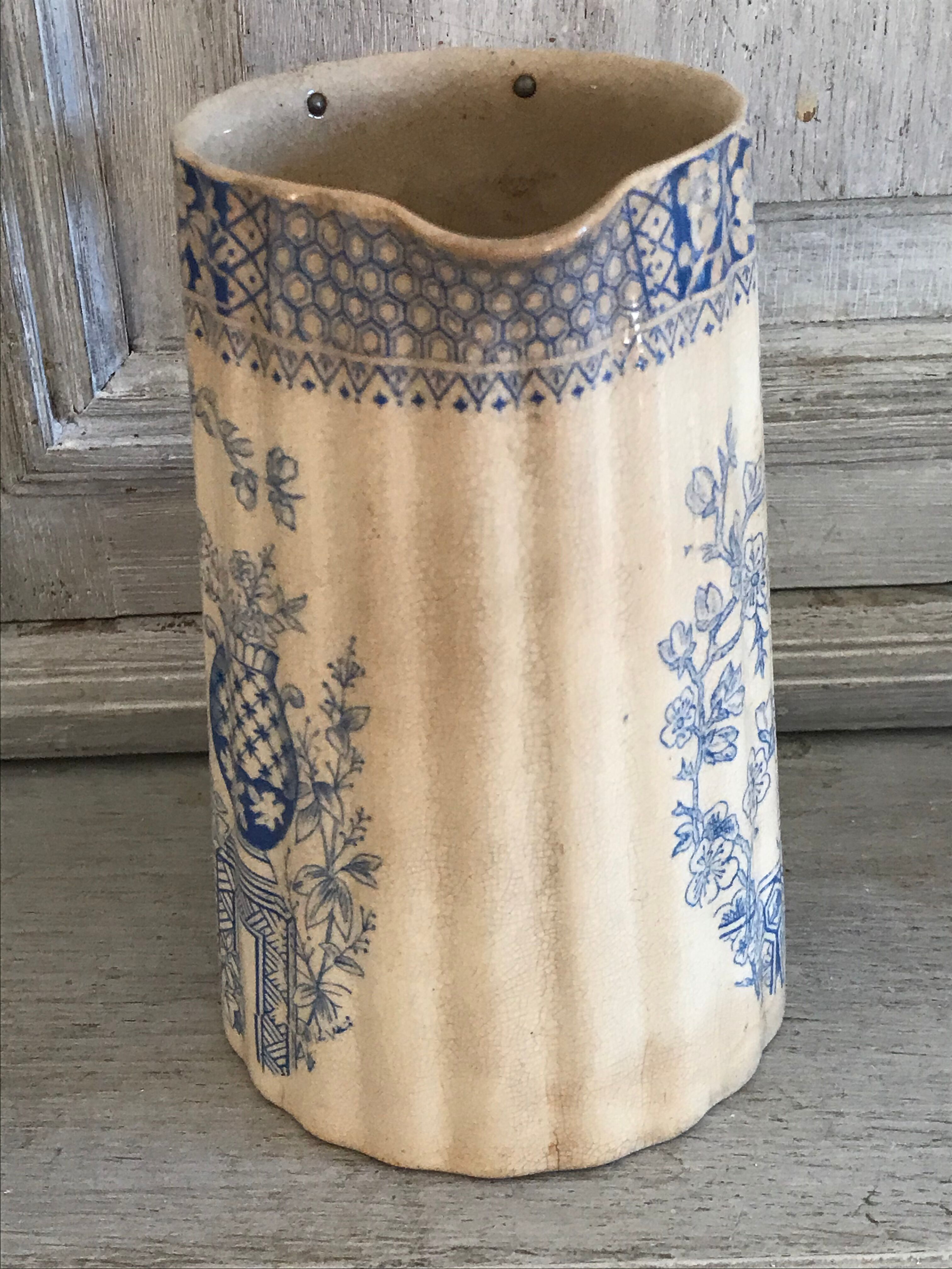 Ceramic pitcher circa 1880