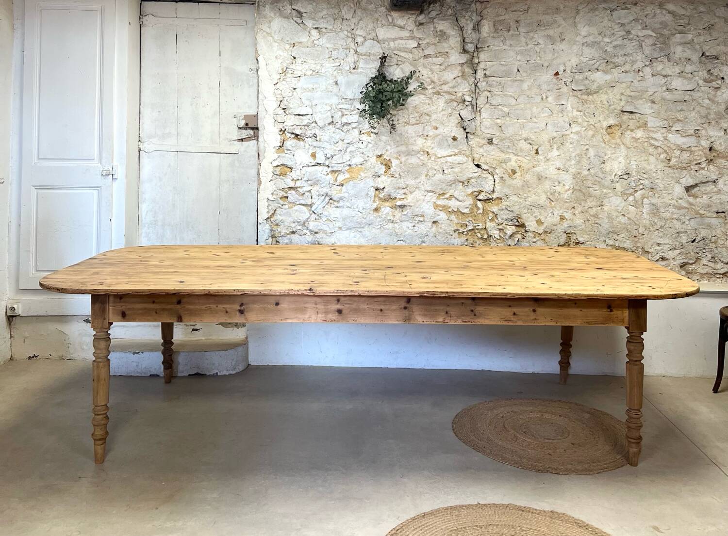 Antique table completely restored