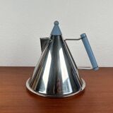 Postmodern German stainless steel kettle by Fissler, 1980s.