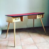 Vintage compass feet desk