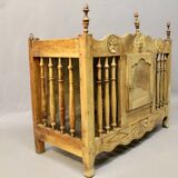 19th Century Light Walnut Panetière
