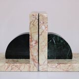 Art Deco Marble Bookends