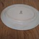 Oval earthenware plate Gien – Anthéor model – Hand-painted decoration