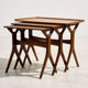 Tables gigognes en teck par Johannes Andersen pour CFC Silkeborg, ensemble de 3