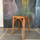 Tabouret bois courbé vintage