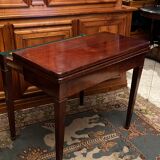 Mahogany game table console from the Napoleon III period