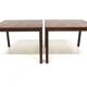 Set of 2 Scandinavian bedside tables in rosewood, Sweden, 1960.