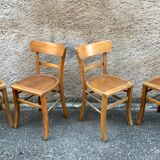 Série de 4 chaises bistrots Strasbourg