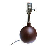 Spherical wooden lamp base