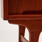 Restored teak bureau desk