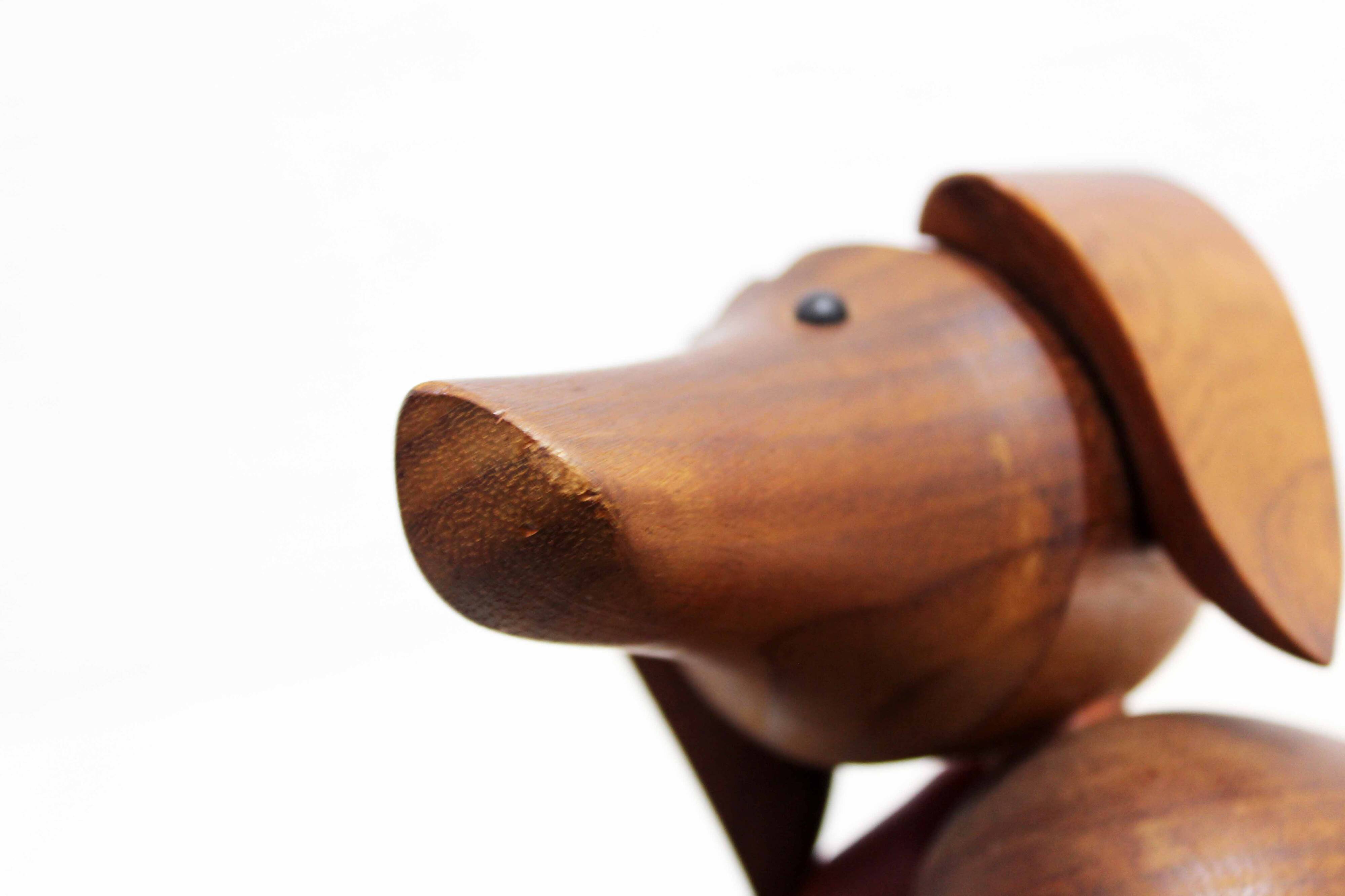 Dachshund by Kay Bojesen in teak 1950