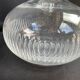 Decanter and 6 crystal cut glasses XIXth