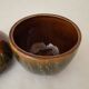 Covered stoneware pot