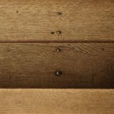 Dutch Traditionalist oak bench, Delft School. 1920s