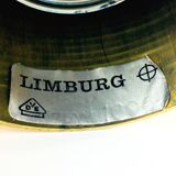 Large Mid-Century Octagonal Glass Ceiling Light from Limburg, Germany, 1960s