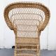Armchair rotin braided