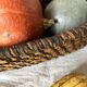 Old bread basket, straw basket